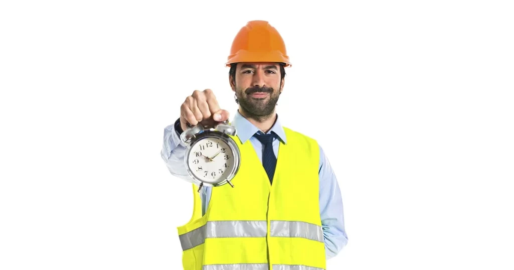 mal manejo del tiempo contratistas