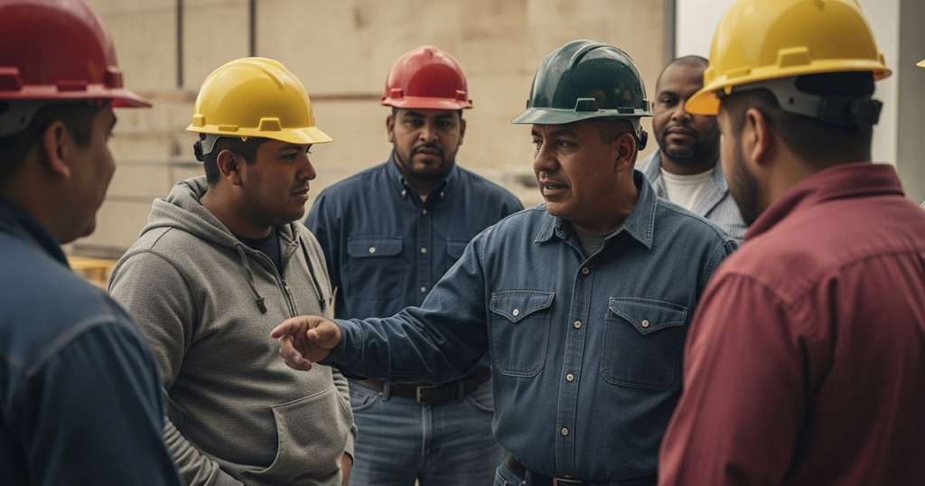 contratistas generales hablando