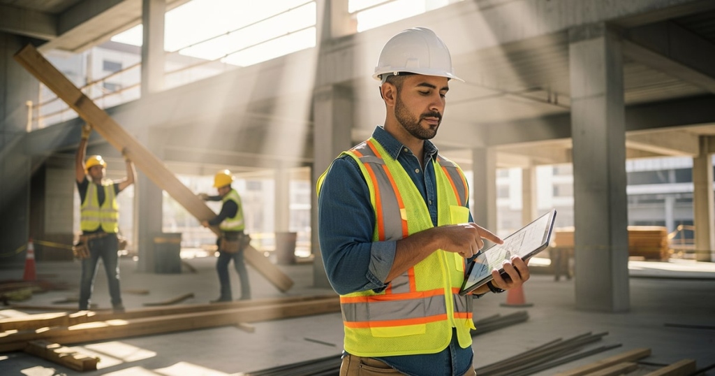 contratista enfocado