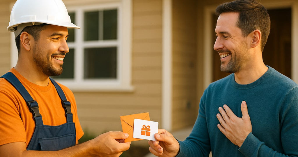Bonos y recompensas para clientes de la construcción